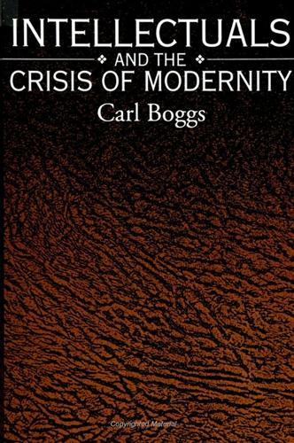 Intellectuals and the Crisis of Modernity - SUNY Series in Radical Social & Political Theory (Hardback)