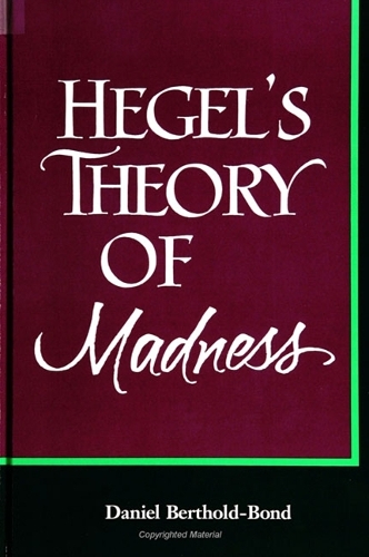Hegel's Theory of Madness - SUNY Series in Hegelian Studies (Hardback)