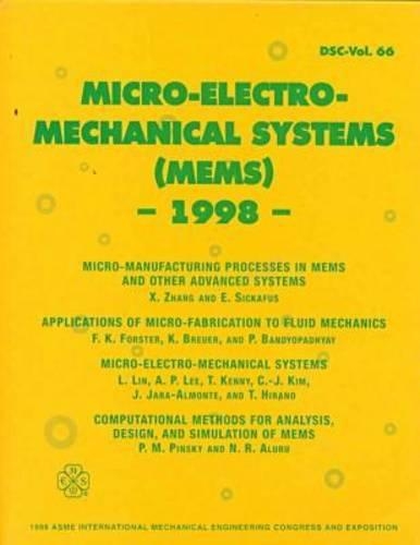 Microelectromechanical Systems (Mems) - 1998 (Book)
