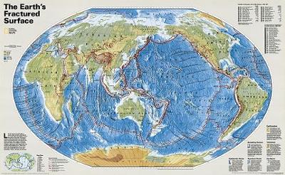 The Earth's Fractured Surface (Sheet map, rolled)