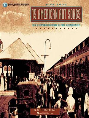 15 American Art Songs (High Voice) (Paperback)