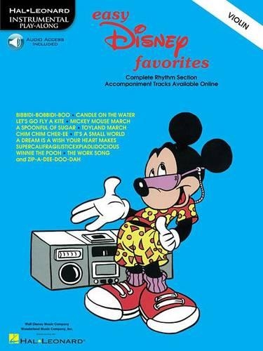 Easy Disney Favorites For Violin (Paperback)