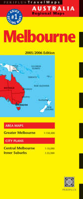 Melbourne Travel Map Second Edition - Periplus Maps (Sheet map)