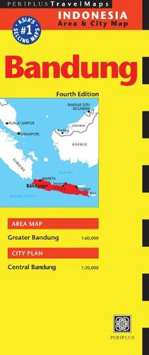 Bandung Travel Map Fourth Edition - Indonesia Regional Maps (Sheet map, folded)