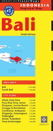 Bali Travel Map (Sheet map)