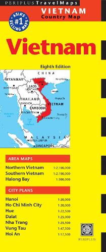 Vietnam Travel Map Eighth Edition (Sheet map)