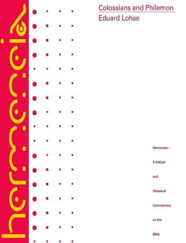 Colossians and Philemon: A Commentary (Paperback)