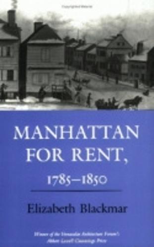 Manhattan for Rent, 1785-1850 (Paperback)