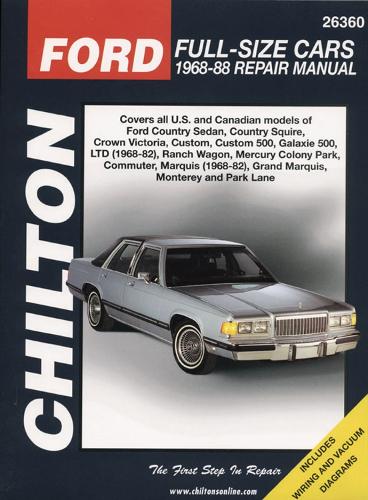 Ford Full-Size Cars (68 - 88) (Chilton) (Paperback)