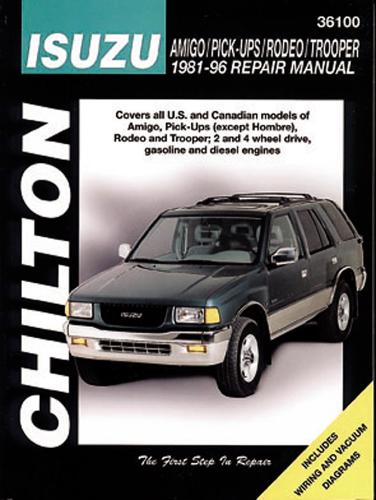 Isuzu Amigo/Pick-Ups/Rodeo/Trooper (81 - 96) (Chilton) (Paperback)