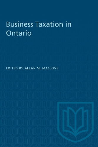 Business Taxation in Ontario (Paperback)