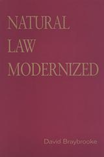 Natural Law Modernized - Toronto Studies in Philosophy (Paperback)