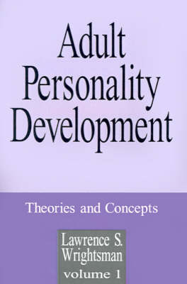 Adult Personality Development: Volume 1: Theories and Concepts (Paperback)