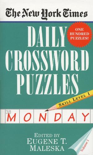 New York Times Daily Crossword Puzzles (Monday), Vo (Paperback)