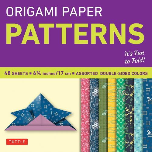 Origami Paper - Patterns - Small 6 3/4" - 49 Sheets: Tuttle Origami Paper: High-Quality Origami Sheets Printed with 8 Different Designs: Instructions for 6 Projects Included