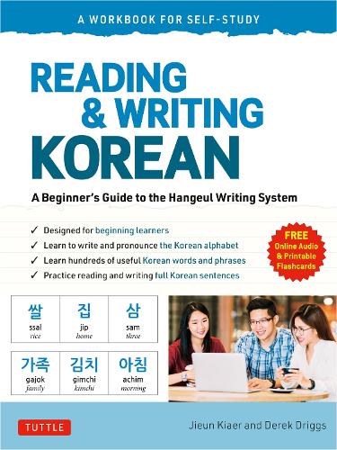 Tuttle Publishing Reading And Writing Korean, A Workbook For Self-Study