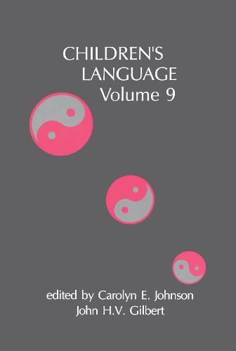 Children's Language: Volume 9 - Children's Language Series (Hardback)