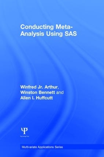 Conducting Meta-Analysis Using SAS - Multivariate Applications Series (Hardback)