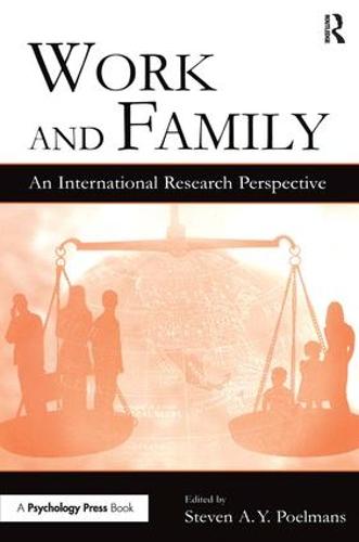 Work and Family: An International Research Perspective - Applied Psychology Series (Paperback)