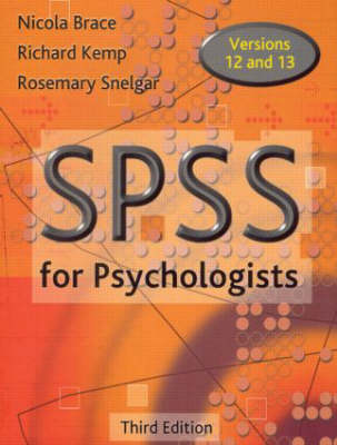 SPSS for Psychologists, Third Edition (Paperback)