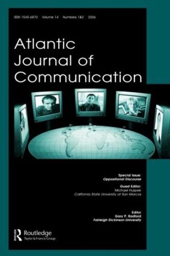 Oppositional Discourses Ajc V14 1&2 (Paperback)
