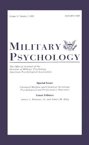 Operational Psychology Mp V18 2006: TRAINING & DEVELOPMENT ISSU (Paperback)