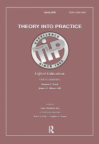 Gifted Education: A Special Issue of Theory Into Practice (Paperback)