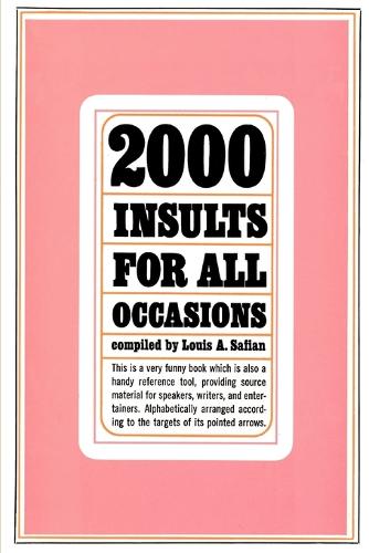 Two Thousand Insults for All Occasions (Paperback)
