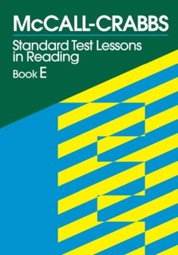Mccall Crabbs Standard Test (Paperback)