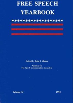 Free Speech Yearbook: 1995 Volume 33 - Free Speech Yearbook (Paperback)
