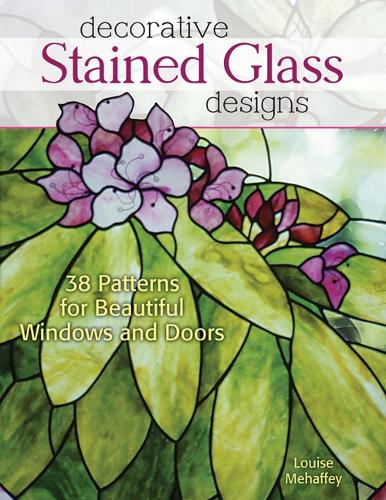 Decorative Stained Glass Designs: 38 Patterns for Beautiful Windows and Doors (Paperback)