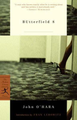 Butterfield 8 - Modern Library Classics (Paperback)