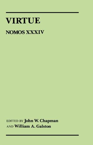 Virtue: Nomos XXXIV - NOMOS - American Society for Political and Legal Philosophy (Hardback)