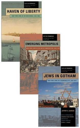 City of Promises: A History of the Jews of New York, 3-volume box set - City of Promises (Hardback)