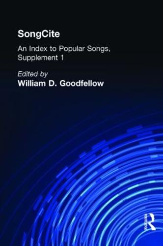 SongCite: An Index to Poular Songs, Supplement 1 (Hardback)