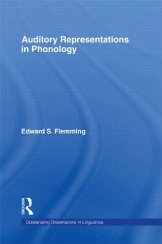 Auditory Representations in Phonology - Outstanding Dissertations in Linguistics (Hardback)