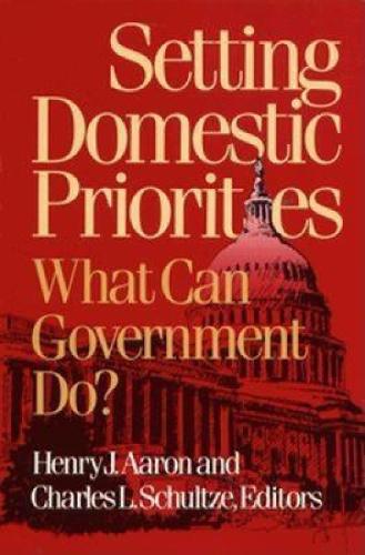 Setting Domestic Priorities: What Can Government Do? (Paperback)