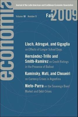 Economia: Fall 2009: Journal of the Latin American and Caribbean Economic Association - Economia (Paperback)