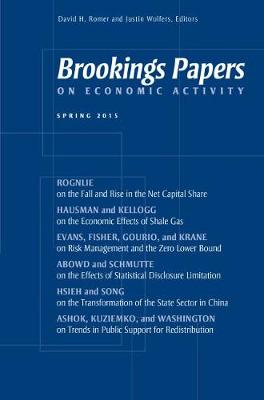 Brookings Papers on Economic Activity: Spring 2015 (Paperback)
