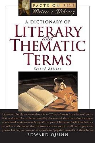 A Dictionary of Literary and Thematic Terms (Paperback)