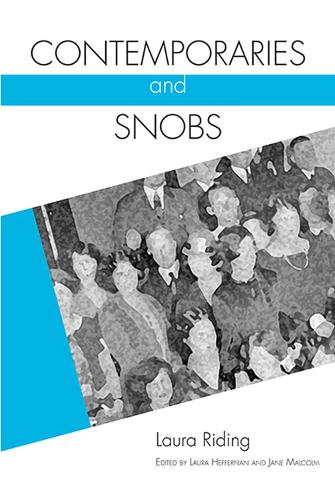 Contemporaries and Snobs - Modern & Contemporary Poetics (Paperback)