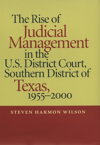 The Rise of Judicial Management in the U.S. District Court, Southern District of Texas, 1955-2000 - Studies in the Legal History of the South (Hardback)