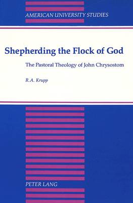 Shepherding the Flock of God: The Pastoral Theology of John Chrysostom - American University Studies, Series 7: Theology & Religion 101 (Hardback)