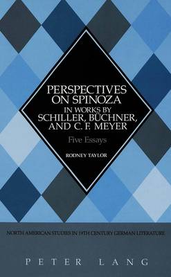 Perspectives on Spinoza in Works by Schiller, Buechner, and C.F. Meyer: Five Essays - North American Studies in Nineteenth-century German Literature and Culture 18 (Hardback)