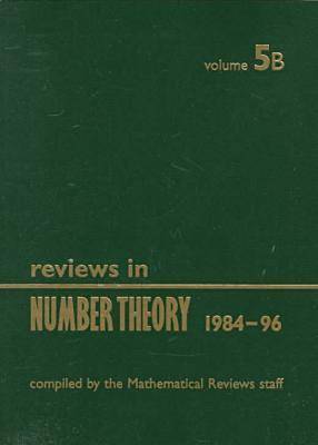 Reviews in Number Theory 1984-1996: v.5 (Paperback)