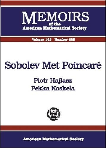 Sobolev Met Poincare - Memoirs of the American Mathematical Society (Paperback)