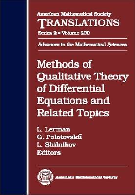Methods of Qualitative Theory of Differential Equations and Related Topics - American Mathematical Society Translations (Hardback)