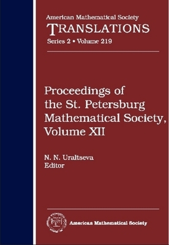 Proceedings of the St. Petersburg Mathematical Society, Volume 12 by ...