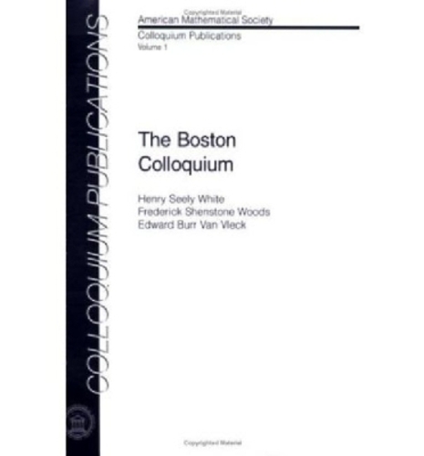 The Boston Colloquium - Colloquium Publications (Paperback)