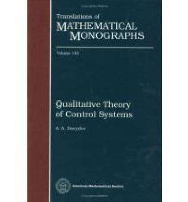 Qualitative Theory of Control Systems - Translations of Mathematical Monographs (Hardback)